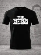 Pánske tričko Pablo Escobar Čierne