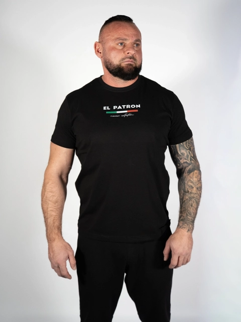Pánske tričko EL PATRON Mexico Collection čierne