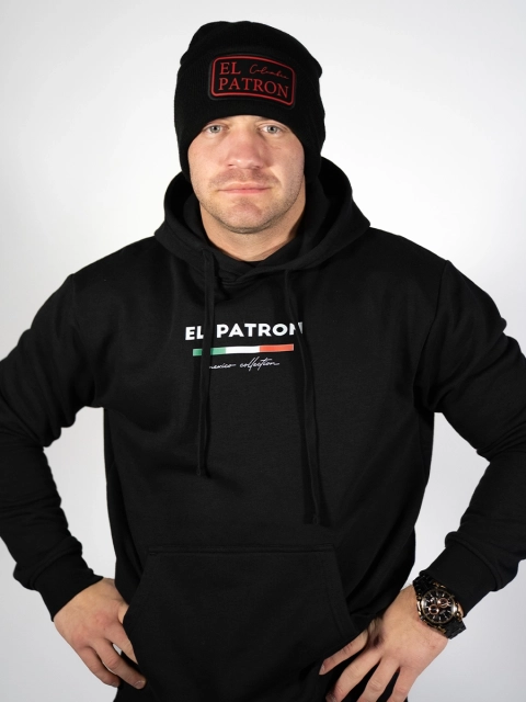 Pánska mikina EL PATRON Mexico Collection čierna