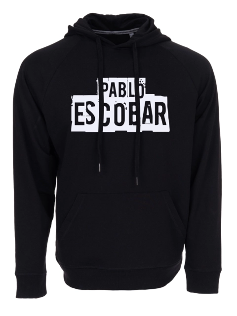 Pánska mikina PABLO ESCOBAR White - Čierna