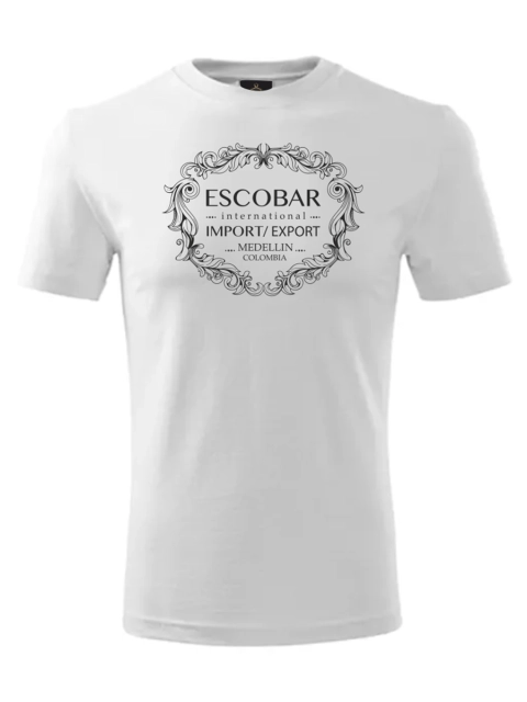EL PATRON pánske tričko – Import-Export – Biela