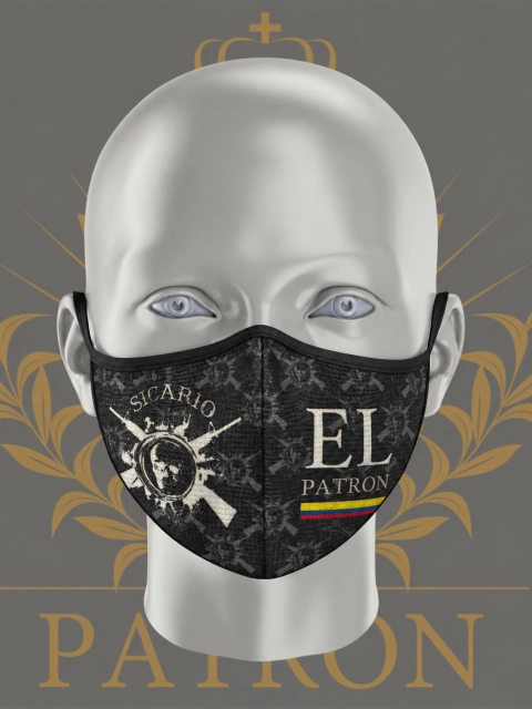 El Patron Dvojvrstvová ochranná maska na tvár - Sicario
